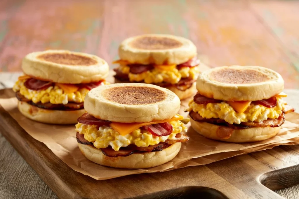 Dunkin Donuts English Muffin Menu