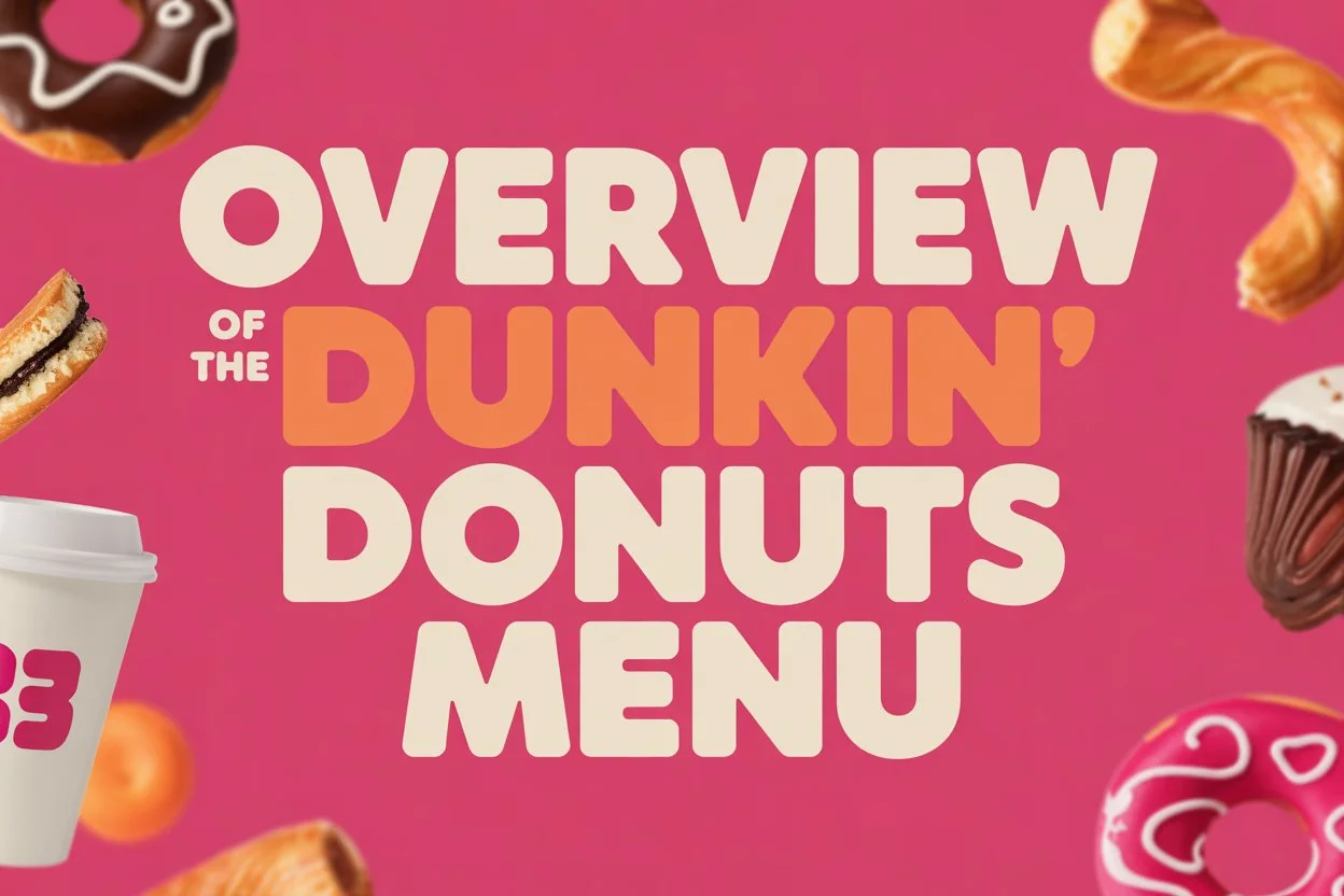 Dunkin Donuts Menu